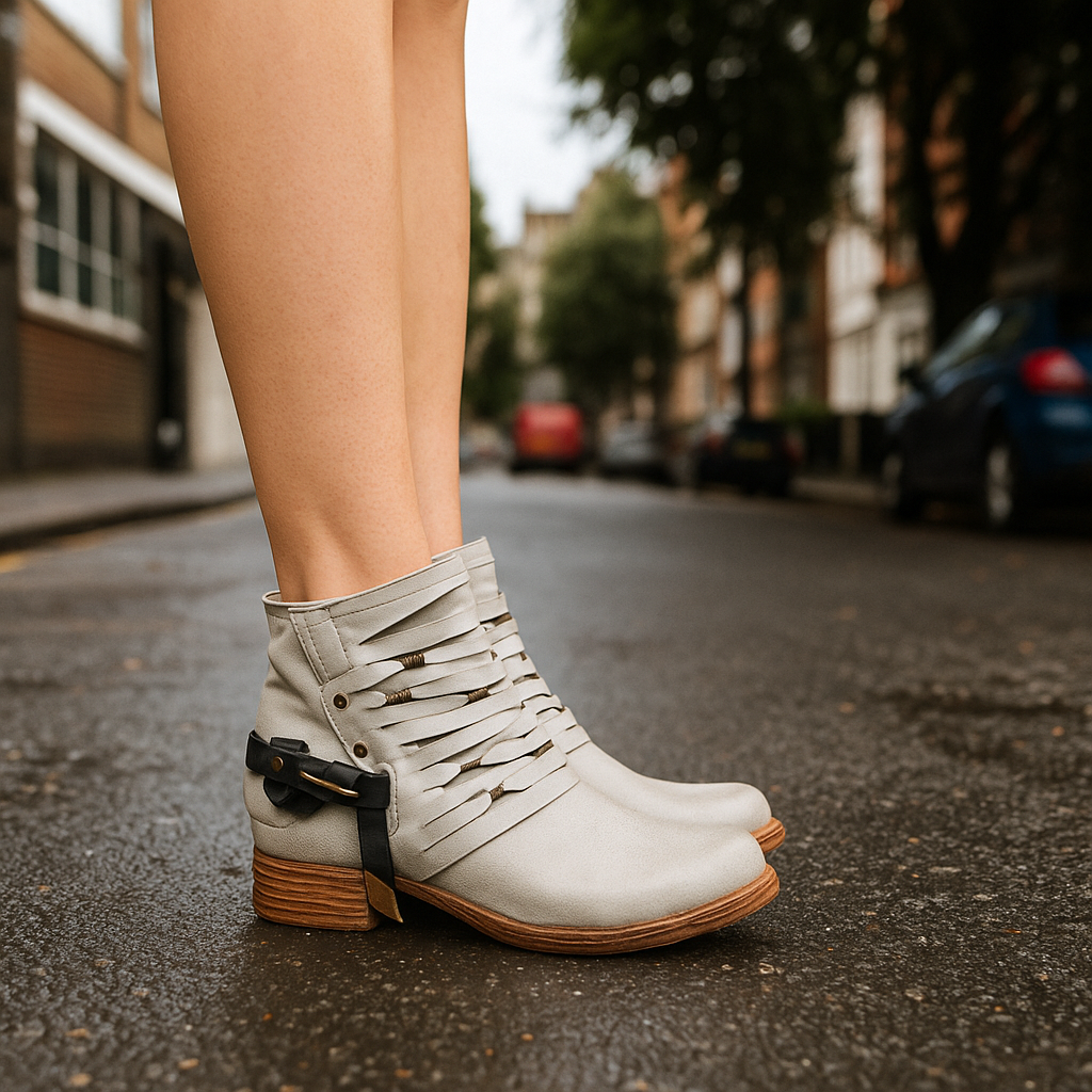 Henrietta Casual støvler med lynlås