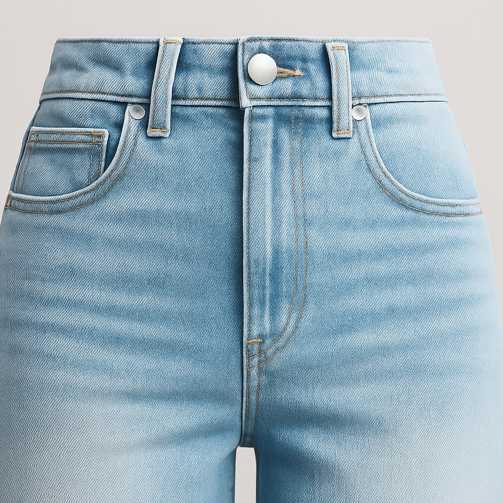 Iris Moderne trendy jeans med brede ben