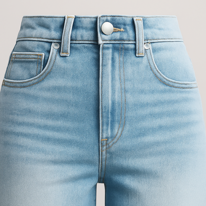 Iris Moderne trendy jeans med brede ben