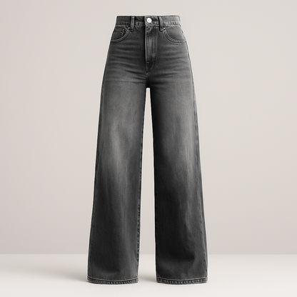 Iris Moderne trendy jeans med brede ben