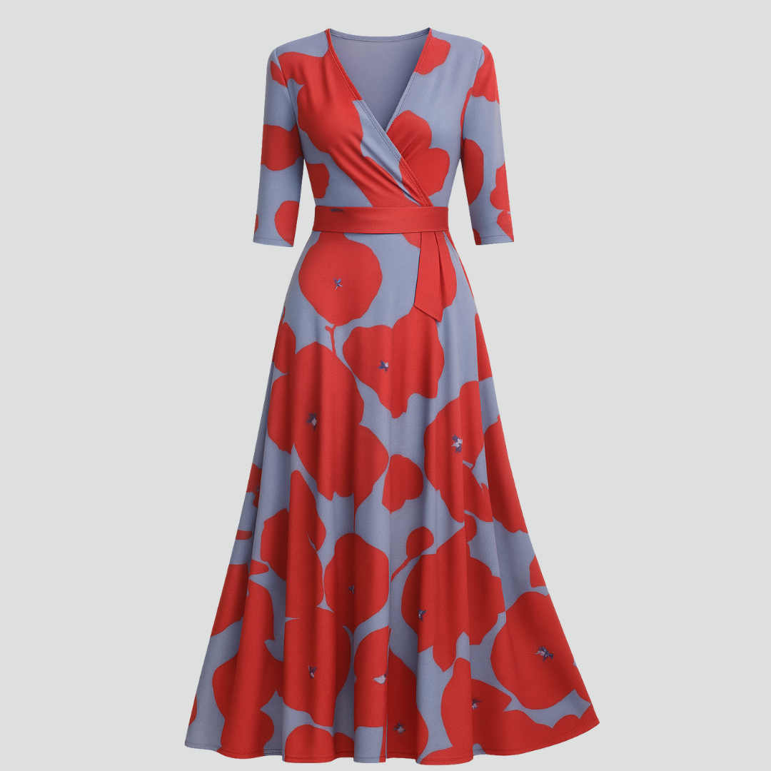 Isla Blomstret Maxi Kjole