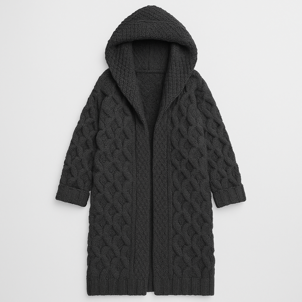 Janina Strikkede hættetrøjer