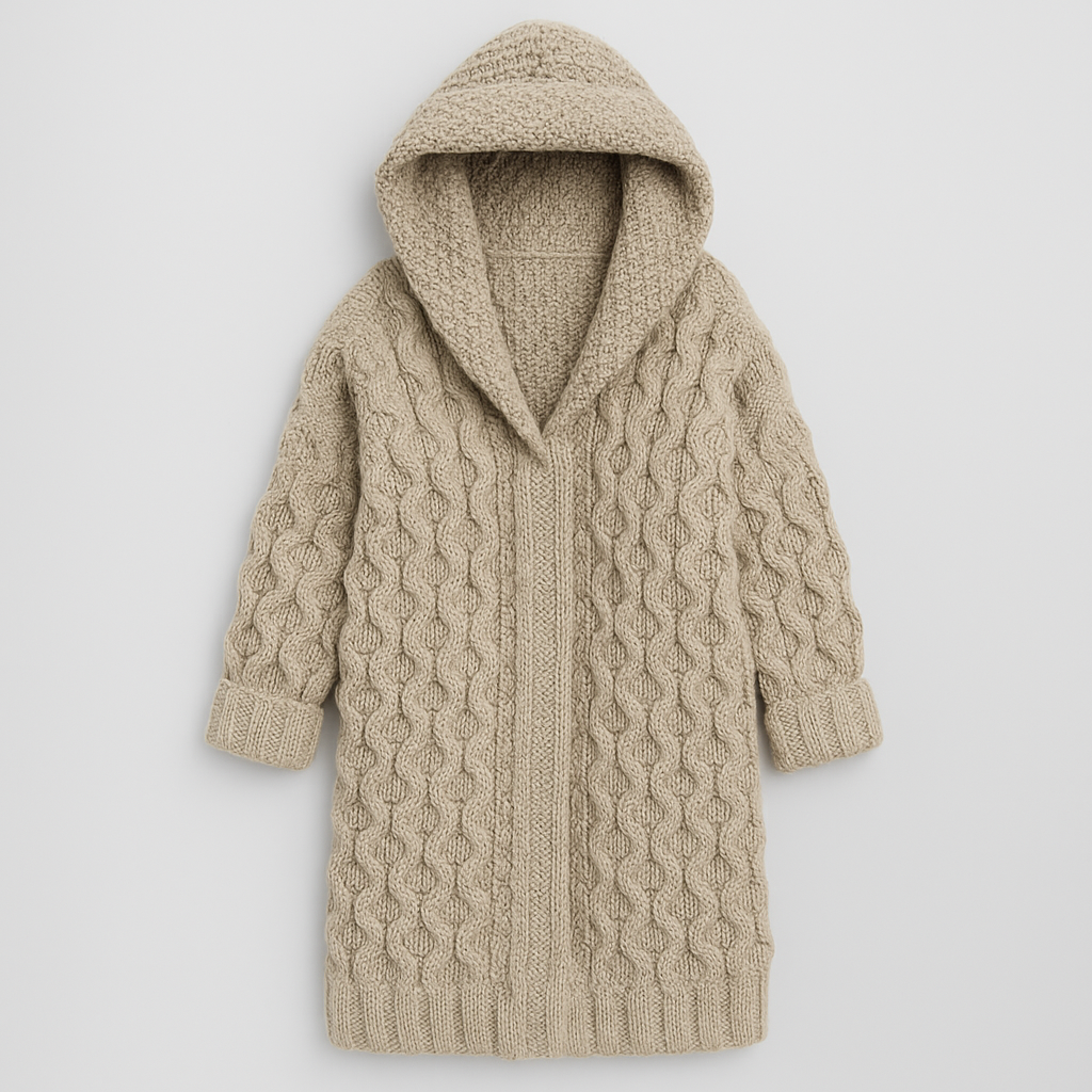 Janina Strikkede hættetrøjer