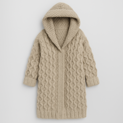 Janina Strikkede hættetrøjer