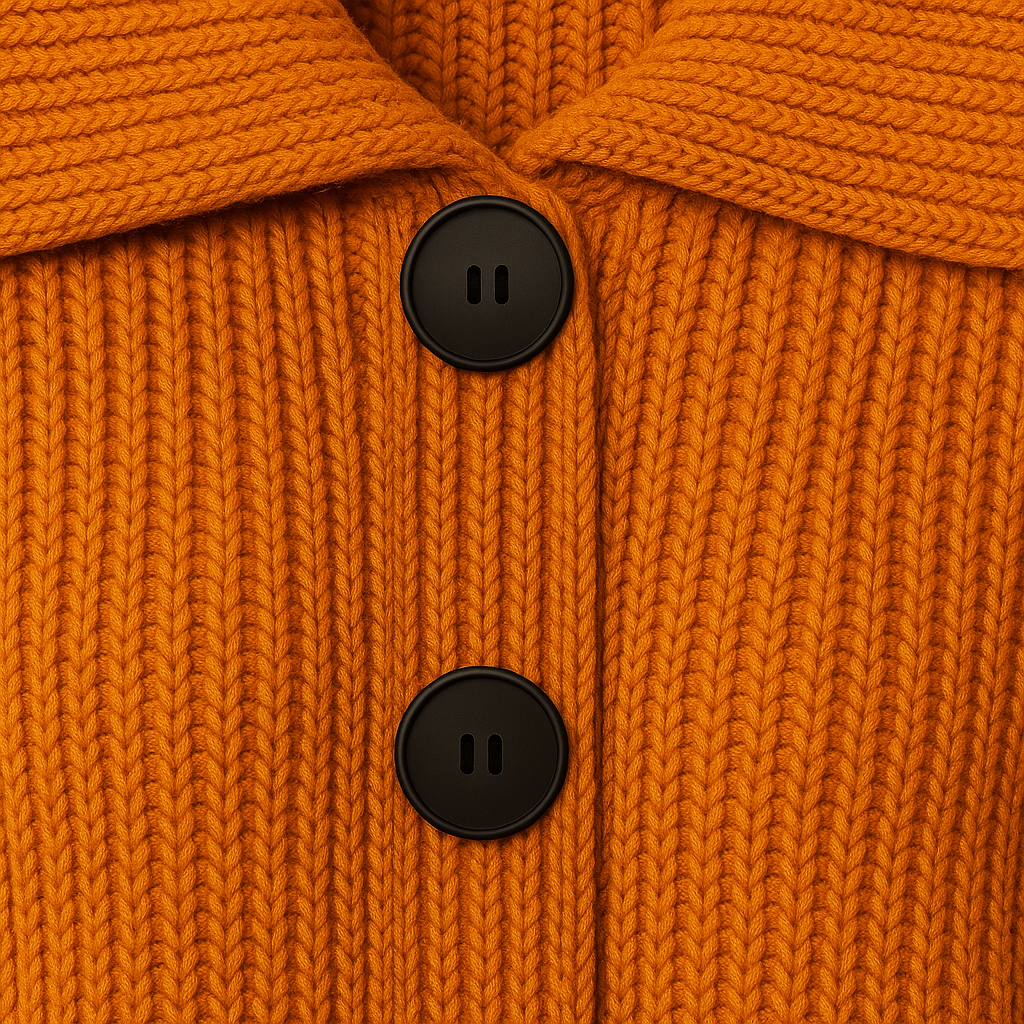 Jasmine Elegant cardigan med store knapper