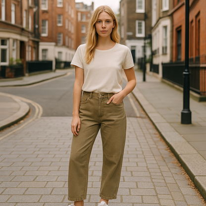 Johanna Jeans med brede ben