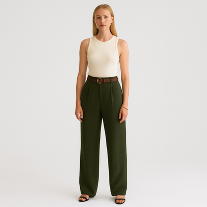 Karlina Afslappede bukser med lige ben