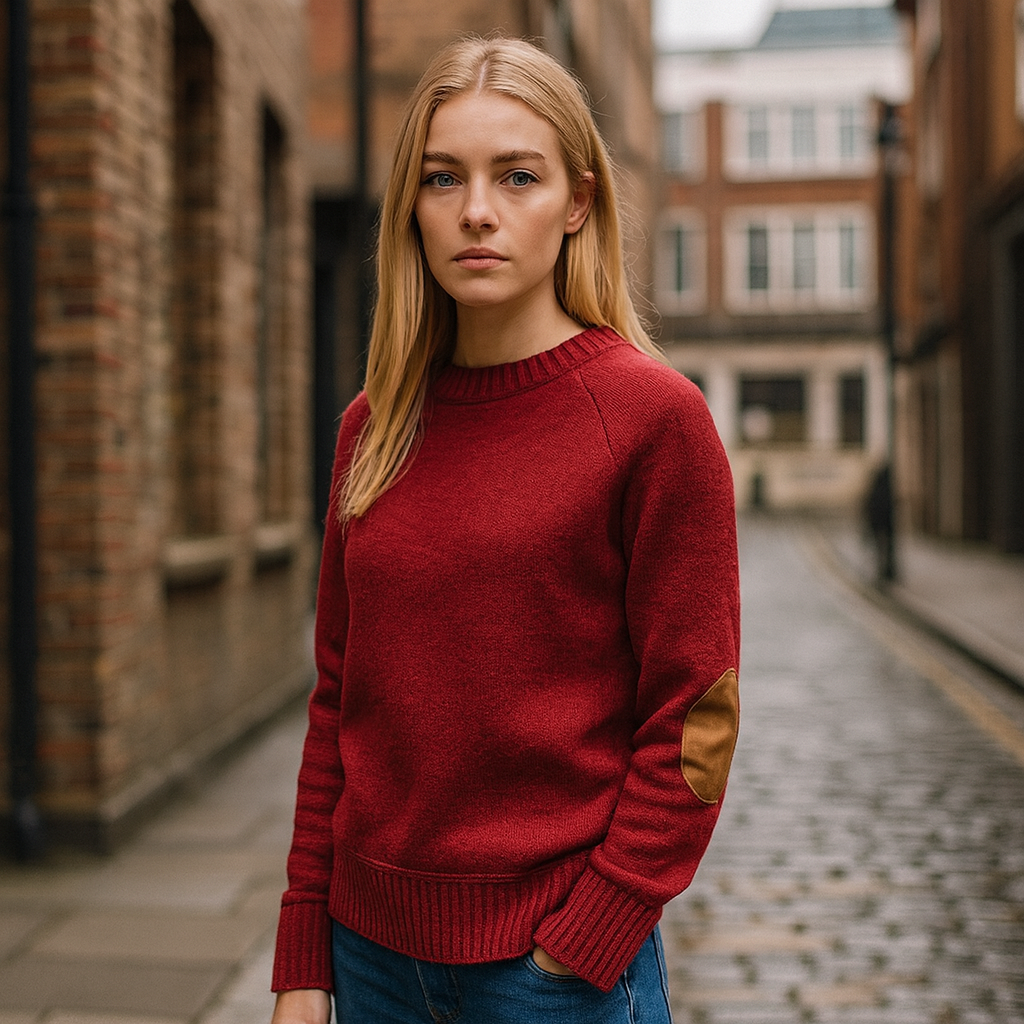 Krissa Patchwork-sweater