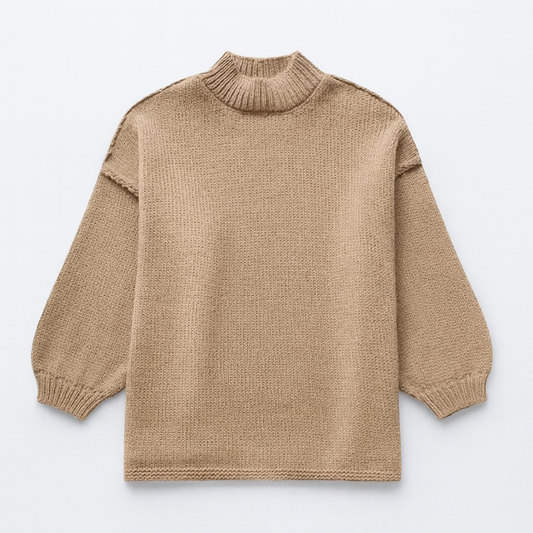 Line Oversized Striktrøje