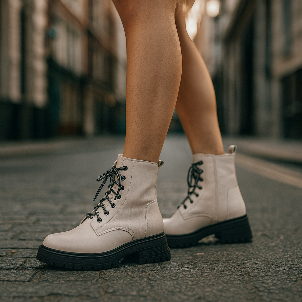 Liva Forede Snørestøvler Dame