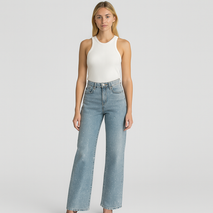 Liva Jeans med glimmer