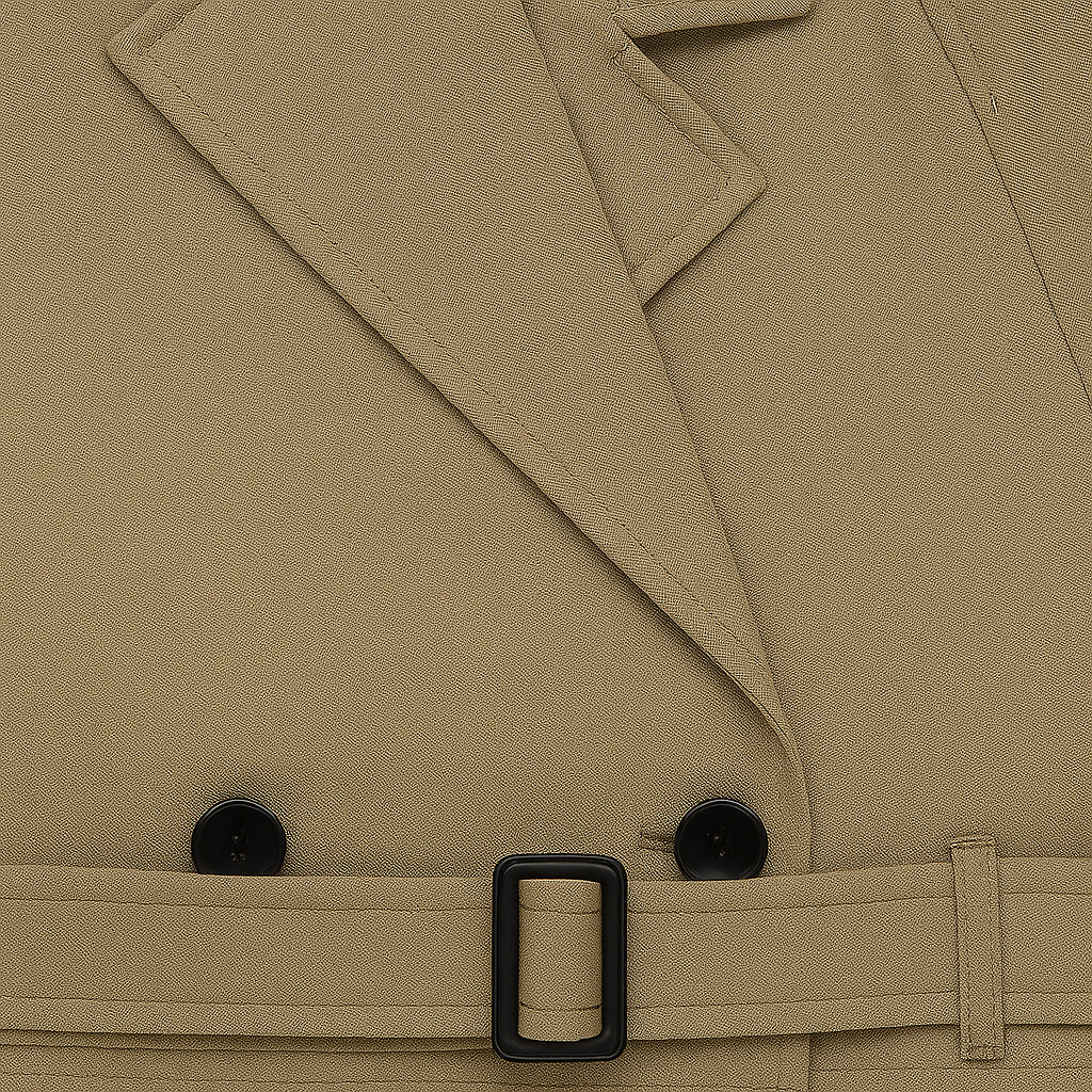 Lyza Trendy kort trenchcoat