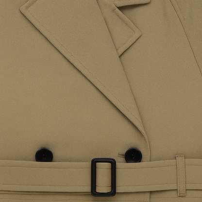 Lyza Trendy kort trenchcoat