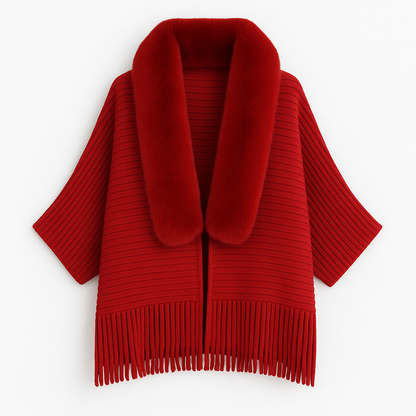 Maja Faux Fur Sjal