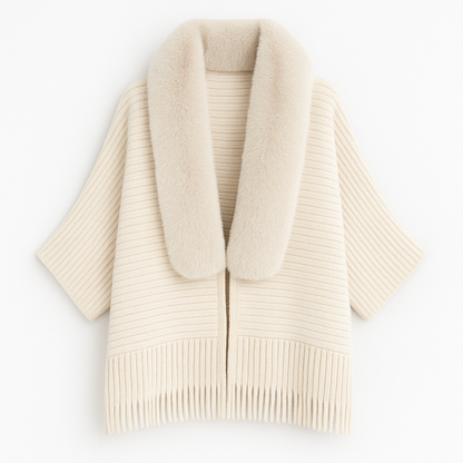 Maja Faux Fur Sjal