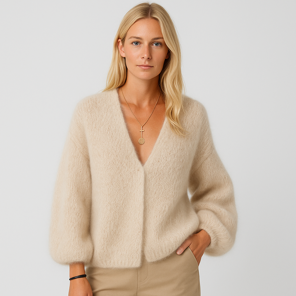 Margarethe Elegant Løs Cardigan