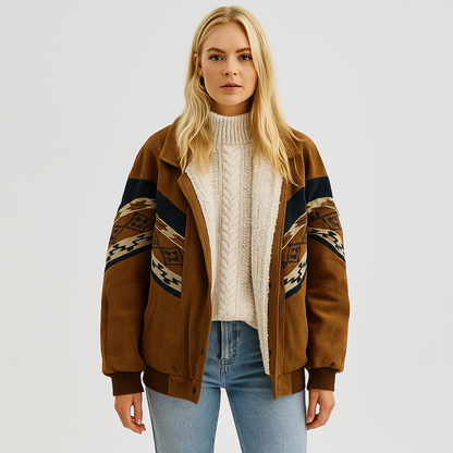 Marja Boho-stil oversized jakke