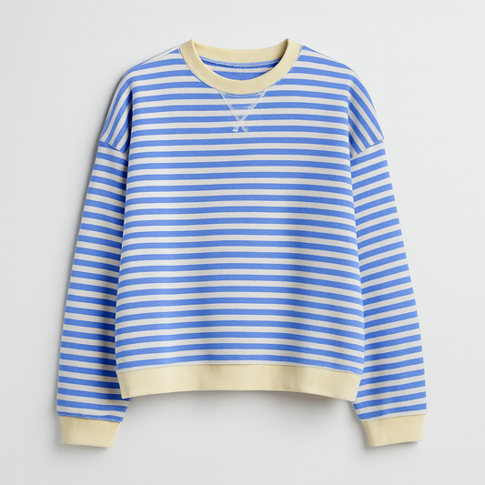 Nadia Overdimensioneret Stribet Sweater