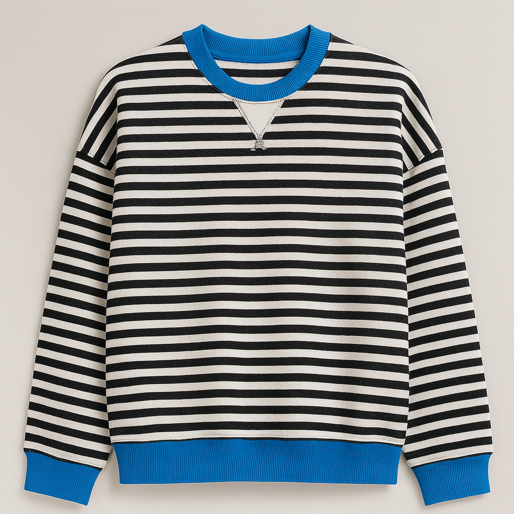 Nadia Overdimensioneret Stribet Sweater