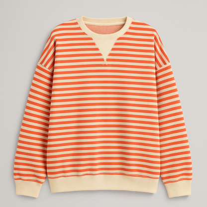 Nadia Overdimensioneret Stribet Sweater