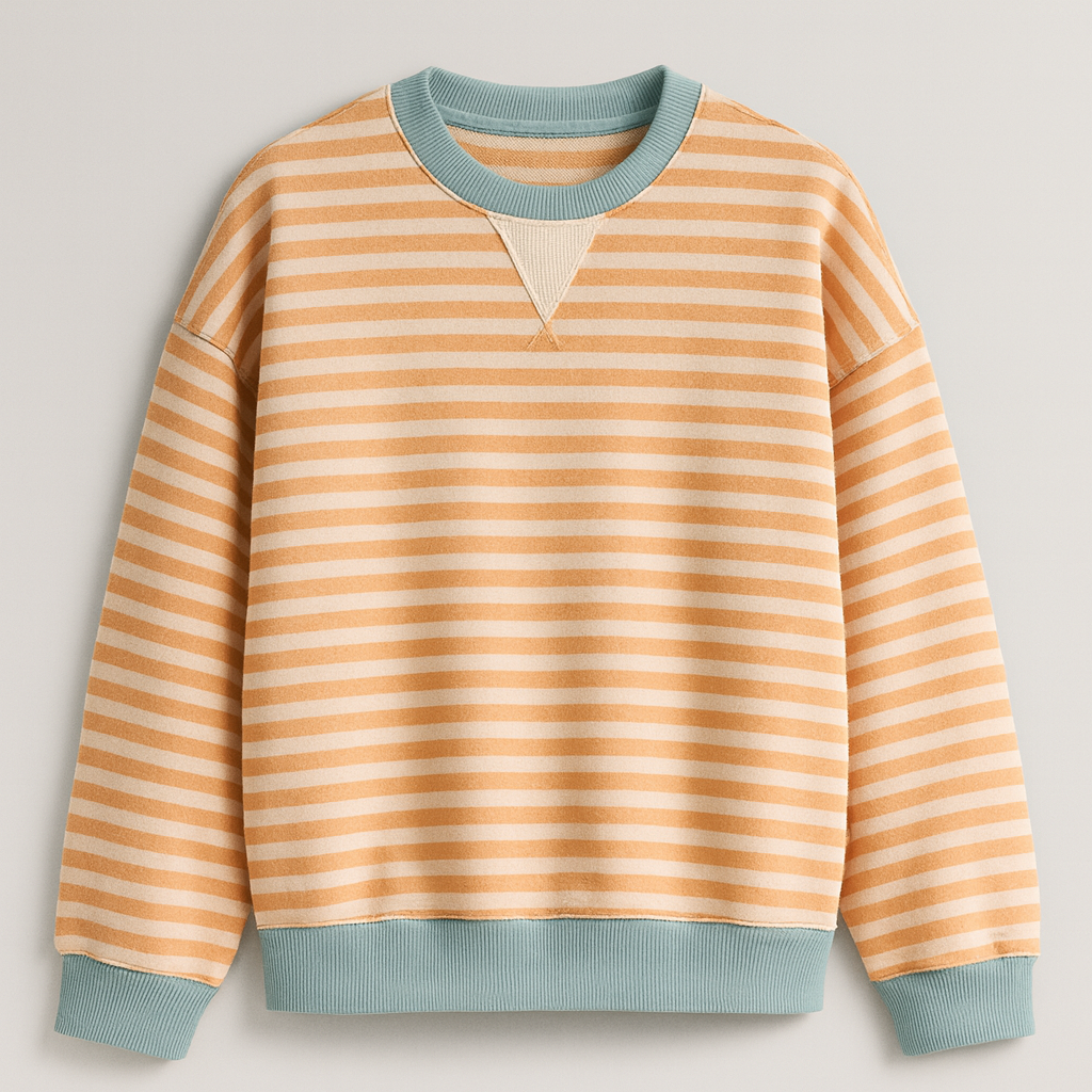 Nadia Overdimensioneret Stribet Sweater