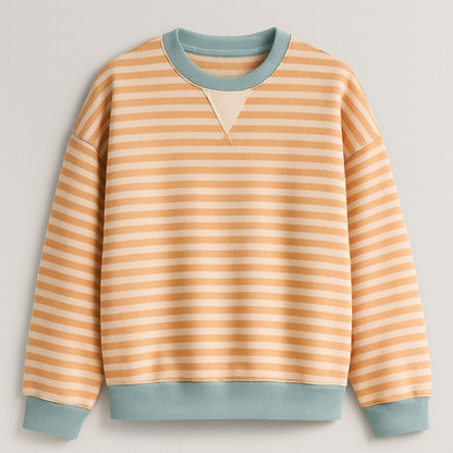 Nadia Overdimensioneret Stribet Sweater