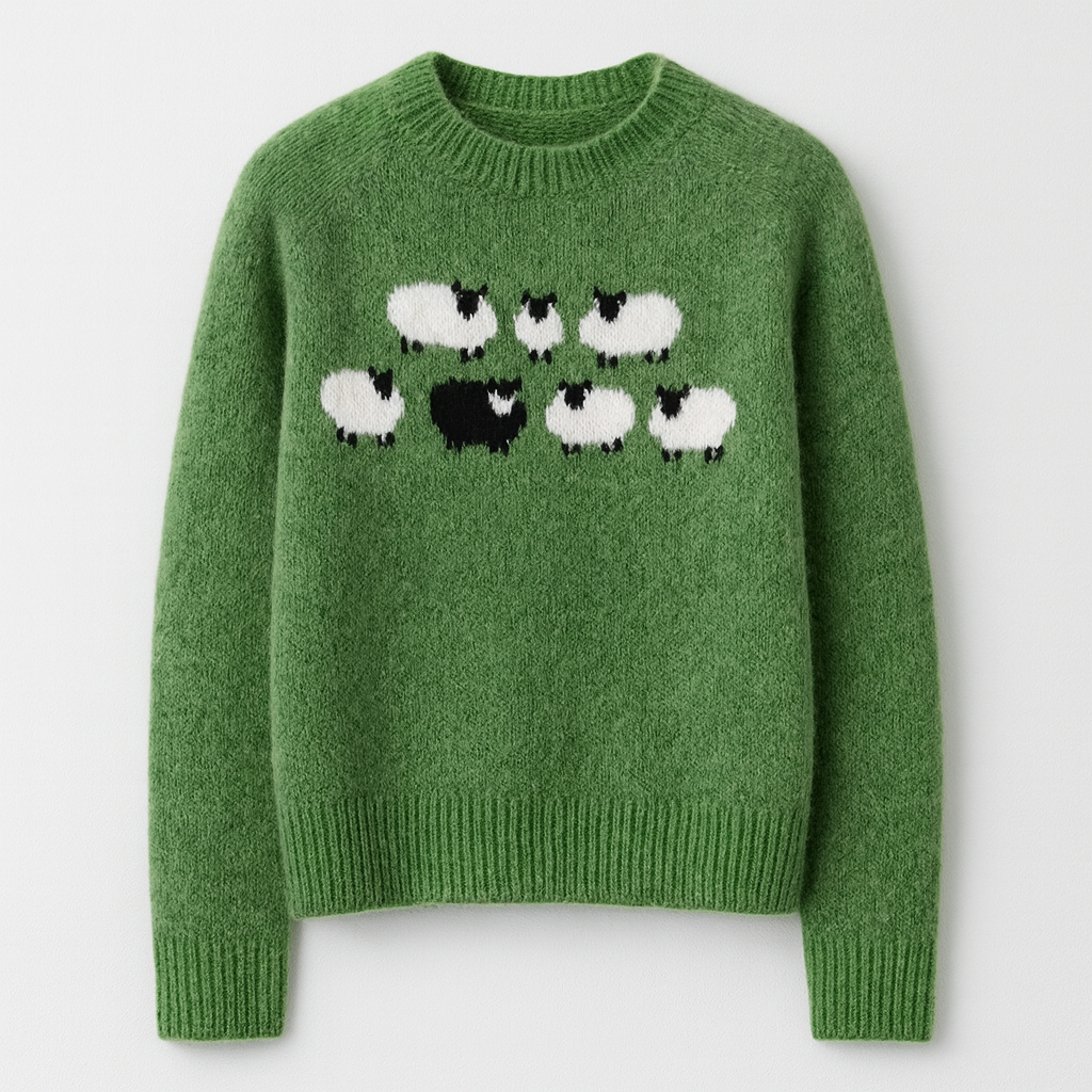 Nana Retro-stil Sweater