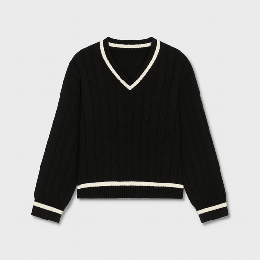 Nanna V-neck-strik