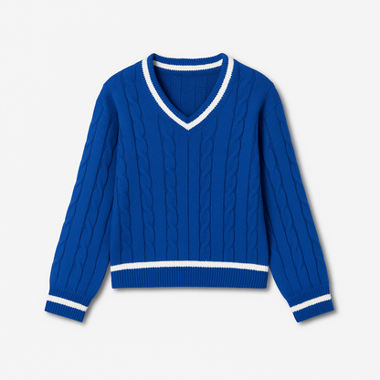 Nanna V-neck-strik