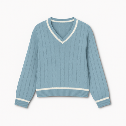 Nanna V-neck-strik