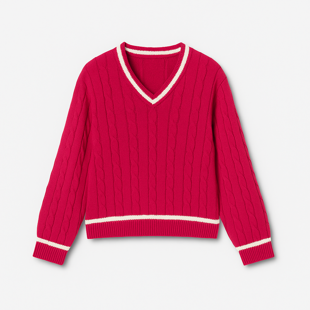 Nanna V-neck-strik