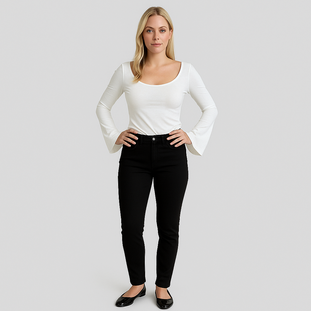 Nora Afslappede slim-fit jeans