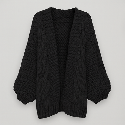 Thilde Overdimensioneret Strikket Cardigan